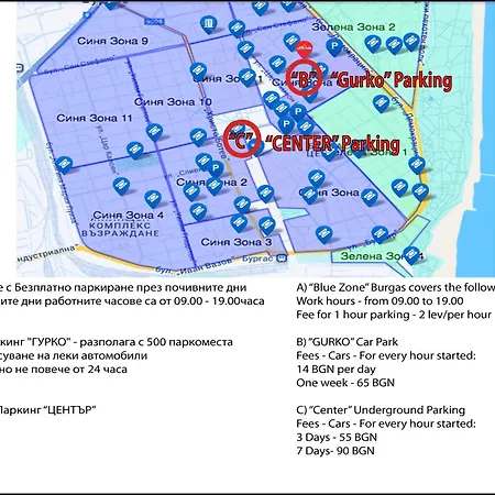 2 Bedrooms - Downtown - Excellent Location Burgas